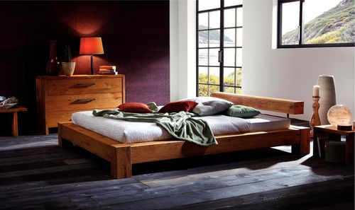Letto matrimoniale - WILD BORMIO  - Hasena AG - contemporaneo / in rovere / in legno oliato