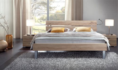 Letto matrimoniale - CARO   - Hasena AG - contemporaneo / in rovere / in grezzo