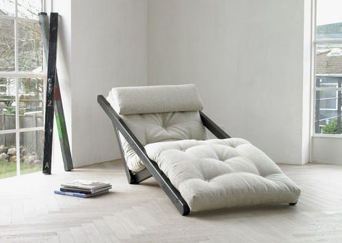 Chaise longue contemporanea - FIGO - Karup Partners A/S - in legno / con schienale regolabile / ecolabel FSC