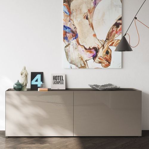 Credenza a muro - CASE - Kettnaker GmbH & Co. KG Möbel-Manufaktur - contemporanea / in legno laccato / con ripiano