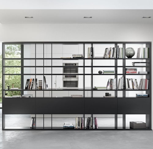 Scaffale contemporaneo - VITA - Kettnaker GmbH & Co. KG Möbel-Manufaktur - in legno laccato / in alluminio / bianco