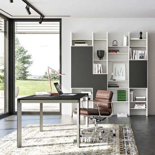 Tavolo contemporaneo - TISCH - Kettnaker GmbH & Co. KG Möbel-Manufaktur - in legno laccato / con supporto in metallo / quadrato