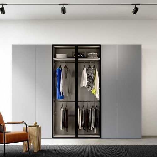 Armadio contemporaneo - ALEA  - Kettnaker GmbH & Co. KG Möbel-Manufaktur - in legno laccato / in vetro / in alluminio