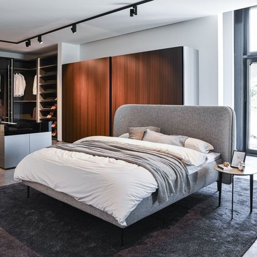 Letto matrimoniale - BETT - Kettnaker GmbH & Co. KG Möbel-Manufaktur - contemporaneo / imbottito / con testiera