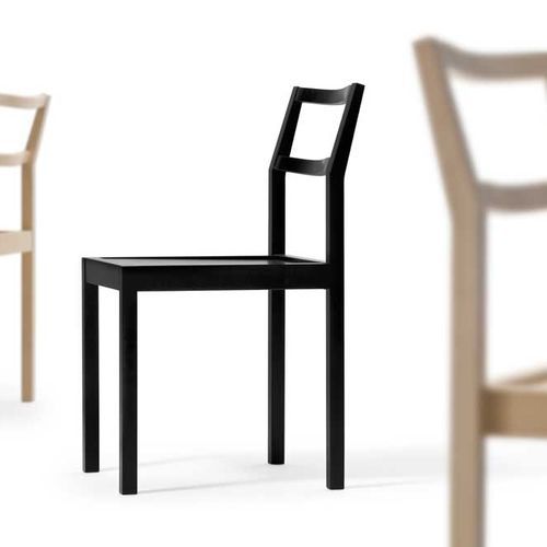 Sedia da ristorante design scandinavo - NIPO - Mobel - da interno / in legno / con supporto in legno