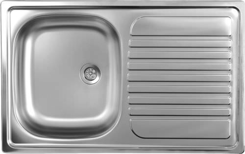 Lavello a 1 vasca - CLASSIC: EC173 - Kromevye Sanayi Ve Ticaret A.S. - con gocciolatoio / in acciaio inossidabile / da incasso