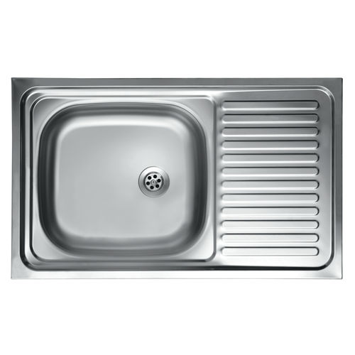 Lavello a 1 vasca - N110 - Kromevye Sanayi Ve Ticaret A.S. - con gocciolatoio / in acciaio inossidabile / da incasso