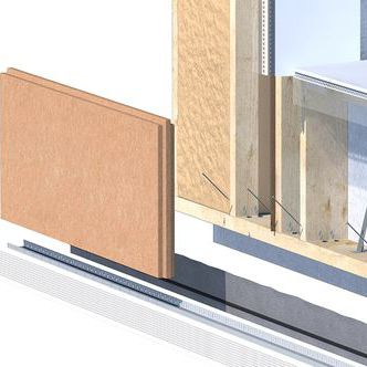 Sistema di facciata in fibra di legno - DURIO® - GUTEX