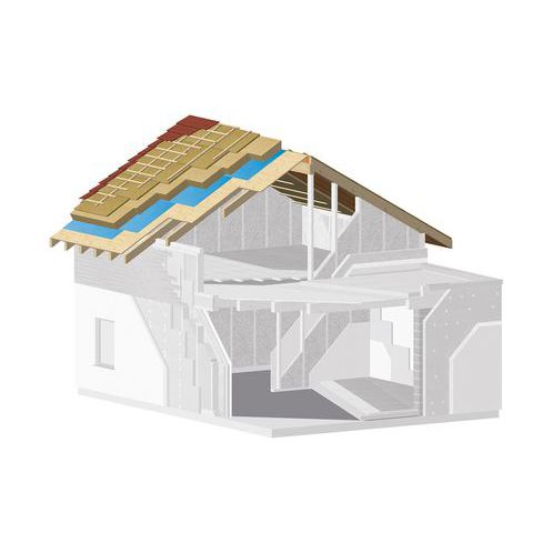 Sistema di copertura con pannello isolante - GUTEX