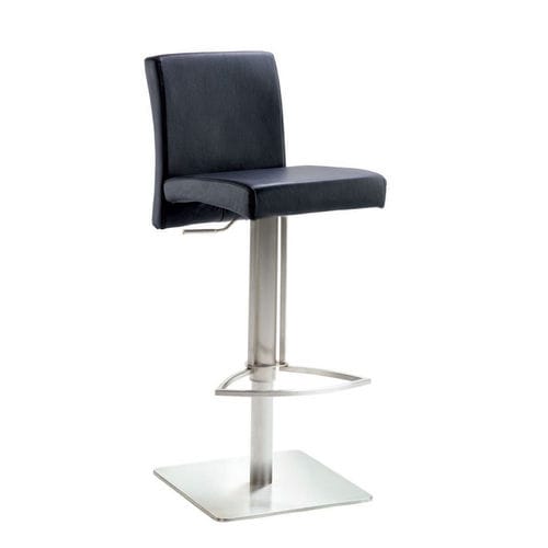Sedia alta contemporanea - PURE SUNNY: 1234 - Mayer Sitzmöbel GmbH & Co. KG - in acciaio inossidabile / imbottita / con base centrale