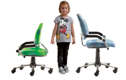 Sedia da ufficio contemporanea - FREAKY: 2436 - Mayer Sitzmöbel GmbH & Co. KG - in tessuto / per bambini / con rotelle