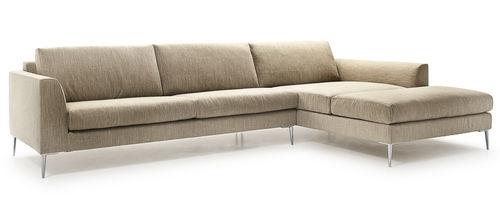Divano d'angolo - SWEET - Molinari Design Srl. - contemporaneo / in tessuto / beige