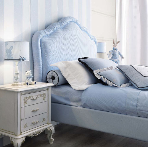 Letto singolo - Mozzo Giorgio S.r.L. - classico / con testiera imbottita / per bimbo
