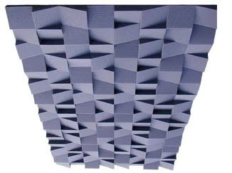 Pannello acustico per controsoffitto - ST416 - Akustar - in espanso / geometrico / professionale