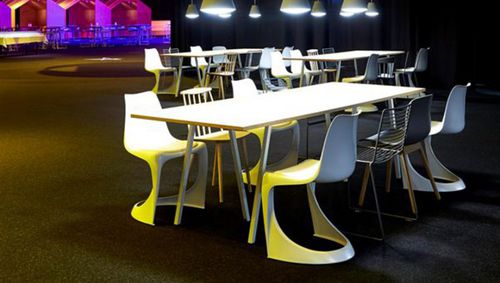Sedia contemporanea - MODO 290 - Nielaus Møbler ApS - da interno / in plastica / cantilever