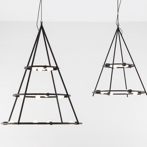 Lampadario moderno - EL PORÍS - Artemide - in metallo / contract / geometrico