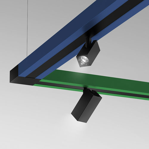 Faretti a binario LED - KATÀ MÉTRON - Artemide - lineare / cilindrico / in metallo