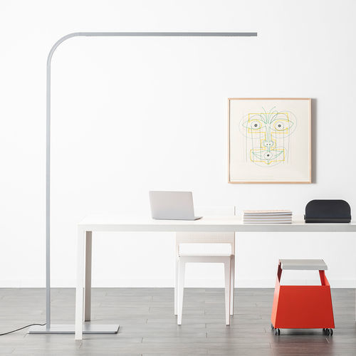 Lampada da pavimento - TURN AROUND - Artemide - in metallo / minimalista / con cavo