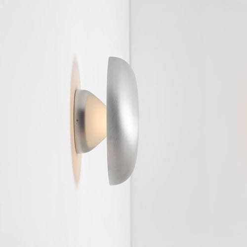 Applique minimalista - KNOP - Artemide - da esterno / in metallo / geometrica