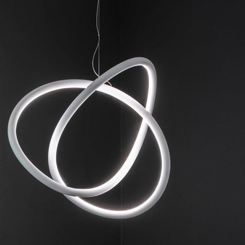 Lampada sospesa - IDYLLIUM - Artemide - in alluminio verniciato / contemporanea / con cavo