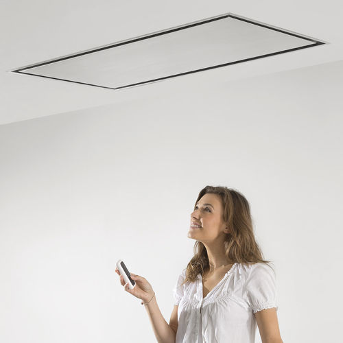 Cappa da soffitto - Pureline - NOVY N.V. - senza canna fumaria / silenziosa / grigia