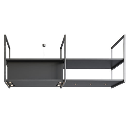 Cappa a isola - Pureline Frame - NOVY N.V. - a ricircolo / con illuminazione integrata / telecomandata