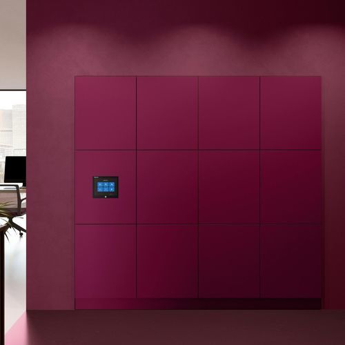 Contenitore a scomparti in acciaio - 006 - BISLEY - RFID / contract / per edifici pubblici