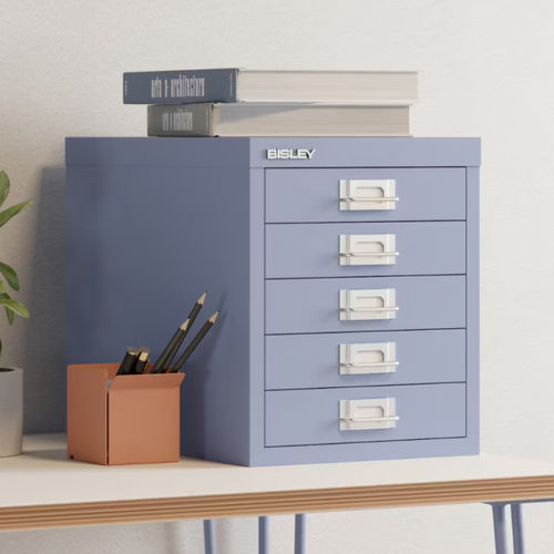 Mobile contenitore da appoggio - MULTIDRAWERS - BISLEY - sottopiano / con rotelle / classico