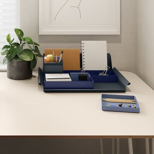 Vassoio portaoggetti in gomma - DESK - BISLEY - in acciaio / in tessuto