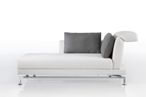 Dormeuse contemporanea - moule  - bruehl - in tessuto / in pelle / in legno