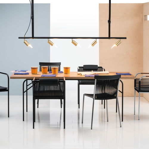 Tavolo da pranzo contemporaneo - les copains - bruehl - in rovere / in noce / in acero