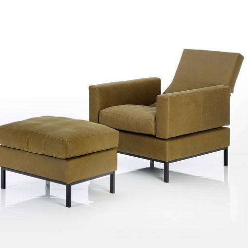 Poltrona relax contemporanea - tomo soft / tomo compact - bruehl - in pelle / in tessuto / con poggiapiedi