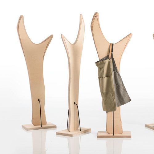Appendiabiti da terra - re - bruehl - contemporaneo / in legno compensato