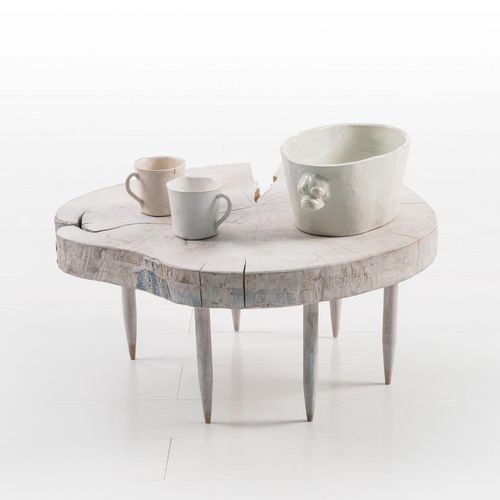 Tavolino basso design originale - hammersvik - bruehl - in faggio / con supporto in faggio / per uso residenziale