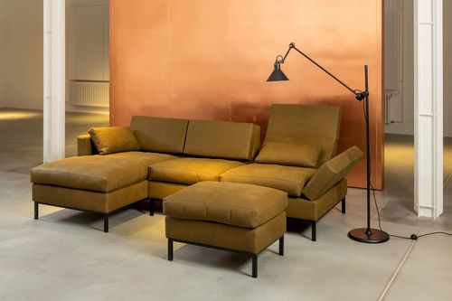 Divano modulare - tomo soft / tomo compact - bruehl - contemporaneo / in tessuto / in pelle
