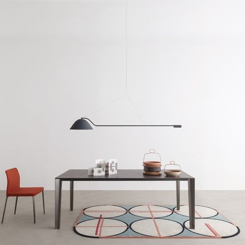 Tavolo contemporaneo - SKIN - DESALTO spa - in MDF / in metallo / in ceramica