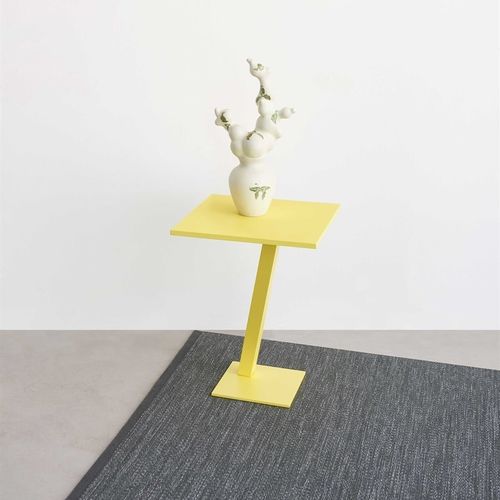 Tavolo d'appoggio contemporaneo - ELEMENT - DESALTO spa - in MDF laccato / in metallo / con supporto in acciaio