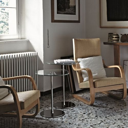 Tavolo d'appoggio contemporaneo - MIXIT - DESALTO spa - in vetro / in ceramica / in laminato