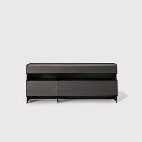 Credenza contemporanea - STAC - DESALTO spa - in legno / in ferro / in lamiera