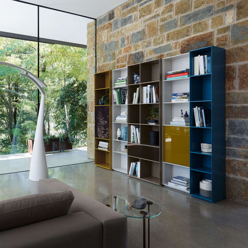 Libreria contemporanea - NEX  - Piure GmbH - in legno laccato