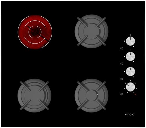Piano cottura in vetroceramica - V6009 - Plasform Plastik ve Metal End AS - a gas / 4 fuochi / da incasso
