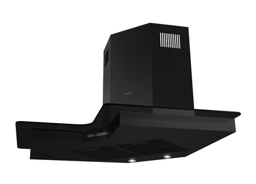Cappa ad angolo - CCB100.900 - Plasform Plastik ve Metal End AS - con illuminazione integrata / nera