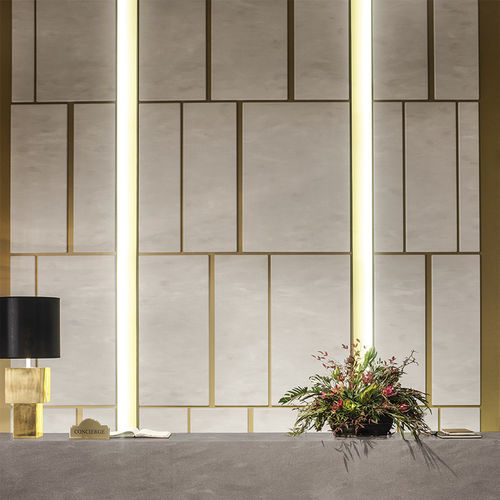 Paramento in Corian® - Weathered Concrete - CORIAN - indoor / contemporaneo / testurizzato