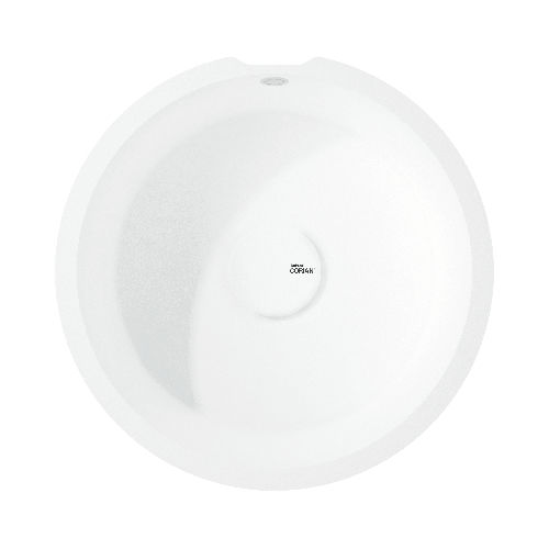 Lavello a 1 vasca - Rounded  - CORIAN - senza gocciolatoio / in Corian® / da incasso