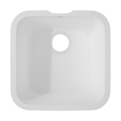 Lavello a 1 vasca - Sweet - CORIAN - senza gocciolatoio / in Corian® / da incasso