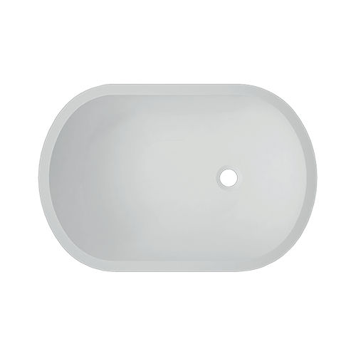 Lavabo da incasso - Care  - CORIAN - in Corian® / su misura / ovale