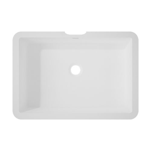 Lavabo da incasso - Quiet - CORIAN - in Corian® / su misura / rettangolare