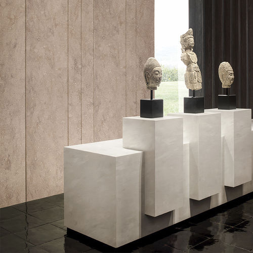 Piedistallo contemporaneo - Neutral Concrete - CORIAN - in Corian® / per scultura