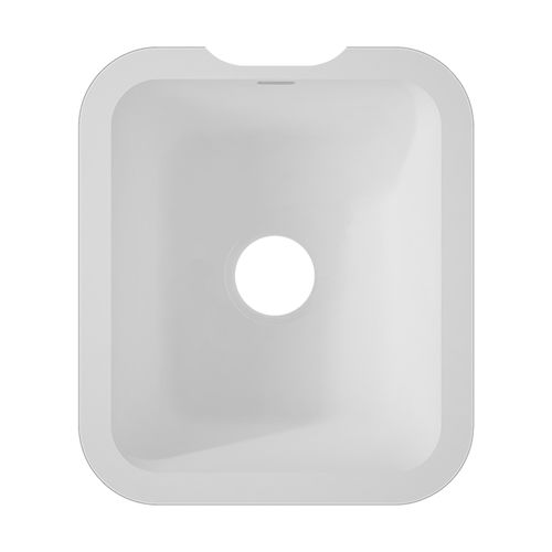 Lavello a 1 vasca - Sweet - CORIAN - senza gocciolatoio / in Corian® / da incasso