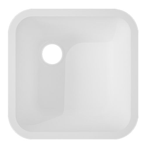 Lavabo da incasso - Care  - CORIAN - in Corian® / in Solid Surface / quadrato